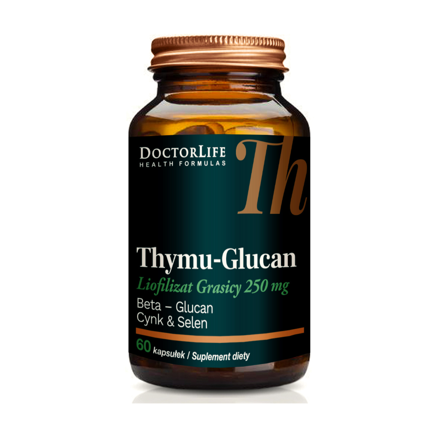 Doctor life thymu-glucan, 60 kapsułek