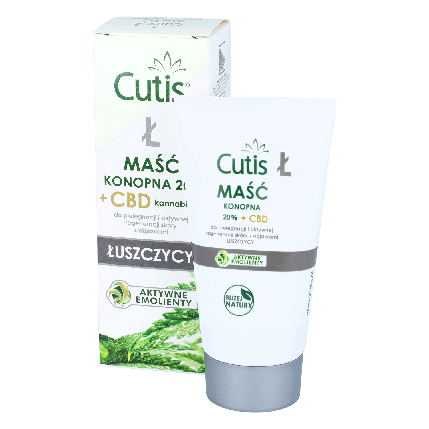Cutis ł - łuszczyca maść konopna 20% + cbd 120 ml