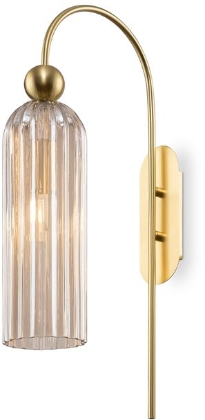 Maytoni Antic kinkiet 1x40 W złoty-bursztynowy MOD302WL-01CG