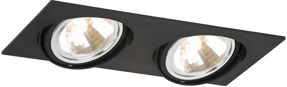 Argon Olimp lampa do zabudowy 2x6W czarny 787