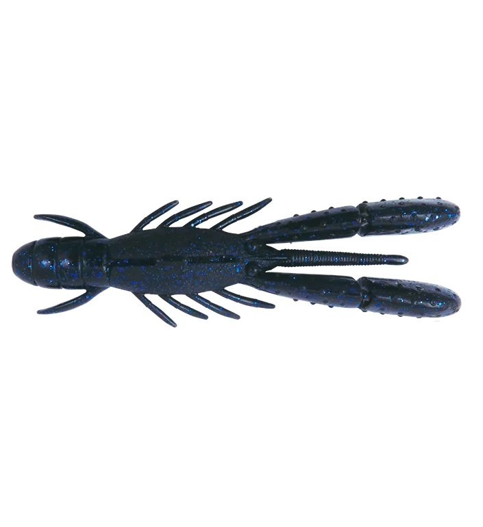 BottomUp Przynęta Bulls Hog 3" Black Blue Flake #M017