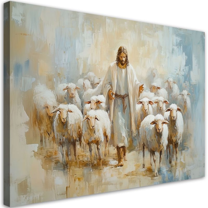 Obraz religijny Feeby Jezus Dobry Pasterz 60x40cm 1szt