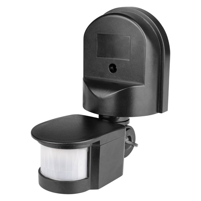 Czujnik ruchu PIR MasterLED zewnętrzny IP44 czarny 180 stopni 1200W 1 szt.