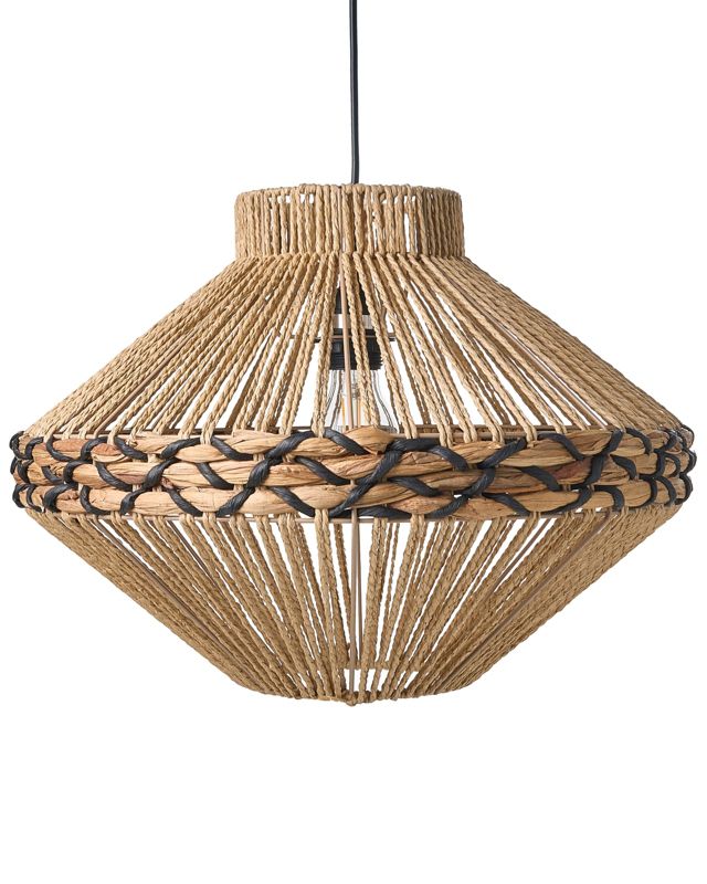Lampa wisząca Rabacca Papierowa plecionka Naturalny 1 szt.
