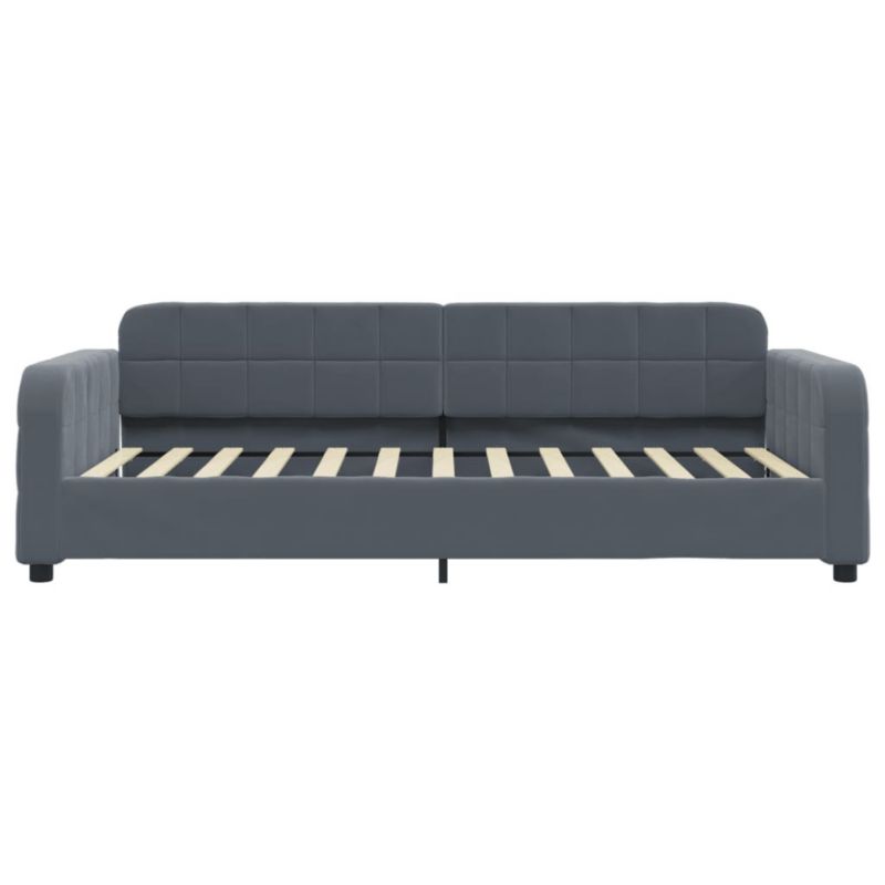 Łóżko dzienne WaszeMeble 100x200 cm ciemnoszara WM-354066 1 szt.