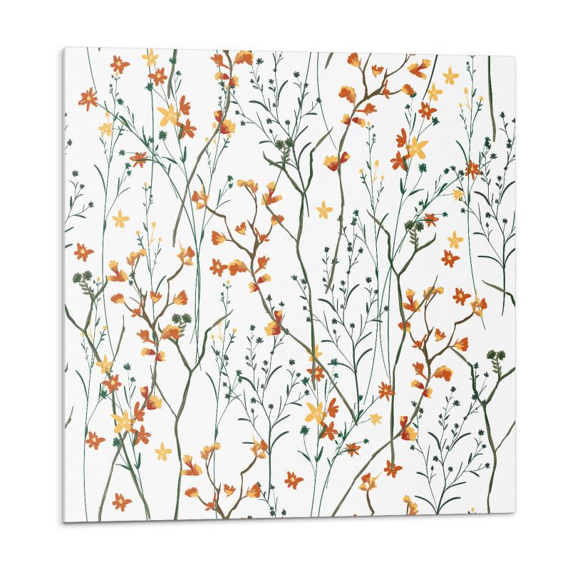 Kafelki samoprzylepne Wallfluent 50x50 cm Wzór florystyczny 4 szt.