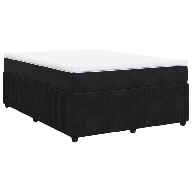 Łóżko kontynentalne WaszeMeble 140x190 cm czarne WM-3285640 1 szt.