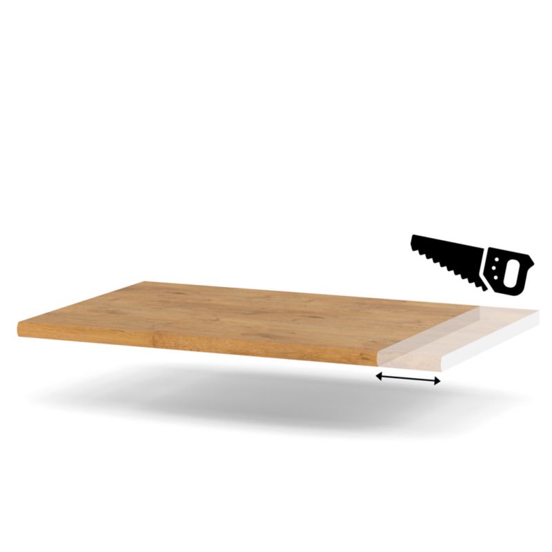 Blat Kuchenny Hurtownia-Mebli 28mm Blande 60-69 69cm Dąb Lancelot 69x60x cm 1szt.