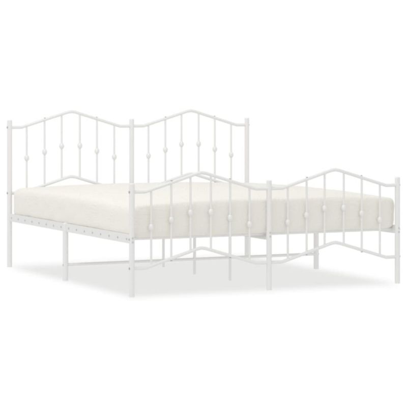 Łóżko metalowe WaszeMeble 160x200 cm biały WM-373859 1 szt.