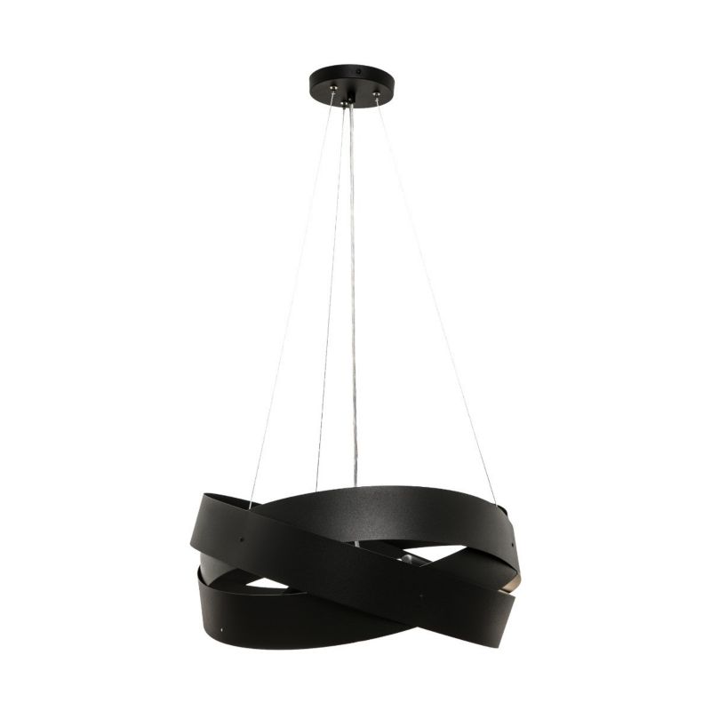 Lampa wisząca Zuma Line Tornado czarna wym: 90 x 50 x 50 cm 3xE27 x 40W 1 szt.