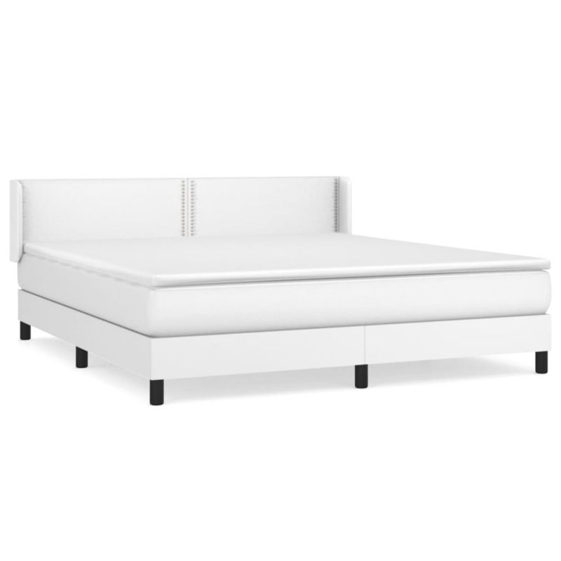 Łóżko kontynentalne WaszeMeble 160x200 cm białe WM-3130728 1 szt.