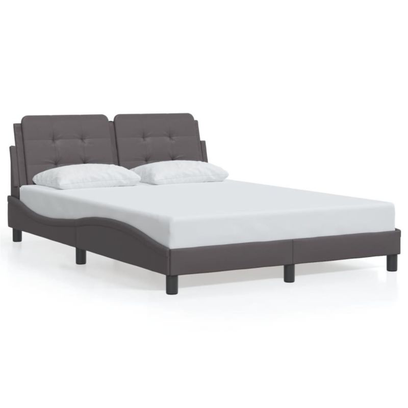 Łóżko tapicerowane WaszeMeble 120x200 cm szara WM-3208173 1 szt.