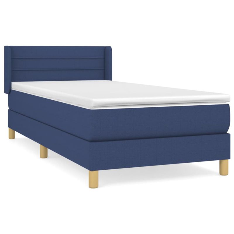 Łóżko z materacem WaszeMeble 80x200 cm niebieski WM-3130311 1 szt.