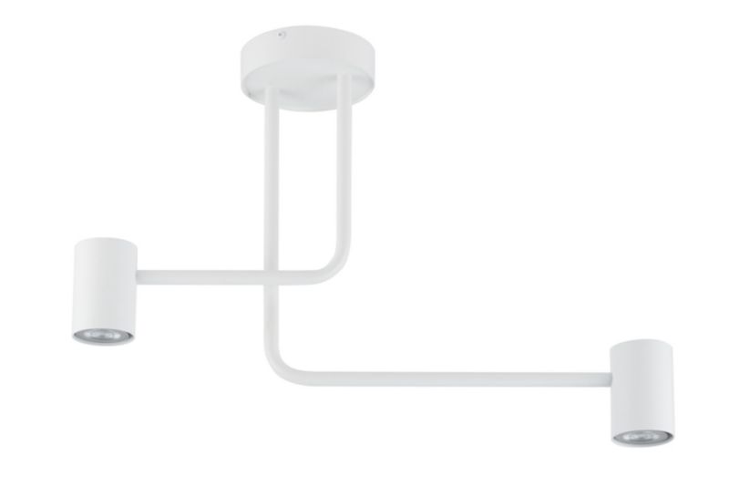 Lampa sufitowa wisząca Sigma Lighting Luis 0324 biała dekoracyjna 2xGU10 x 1 szt.