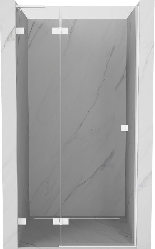 Drzwi prysznicowe Mexen Lunar L białe 105x200 cm 1 szt.
