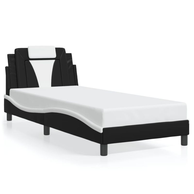 Łóżko tapicerowane WaszeMeble 80x200 cm czarne WM-3208059 1 szt.