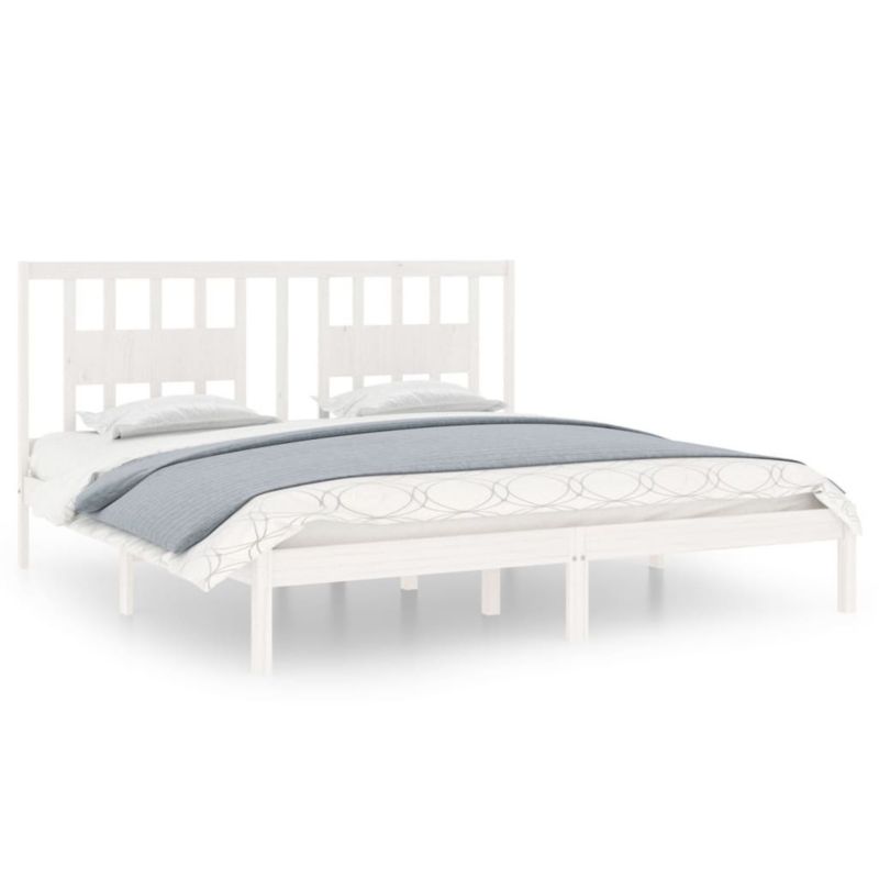 Łóżko drewniane WaszeMeble 200x200 cm biała WM-3104084 1 szt.