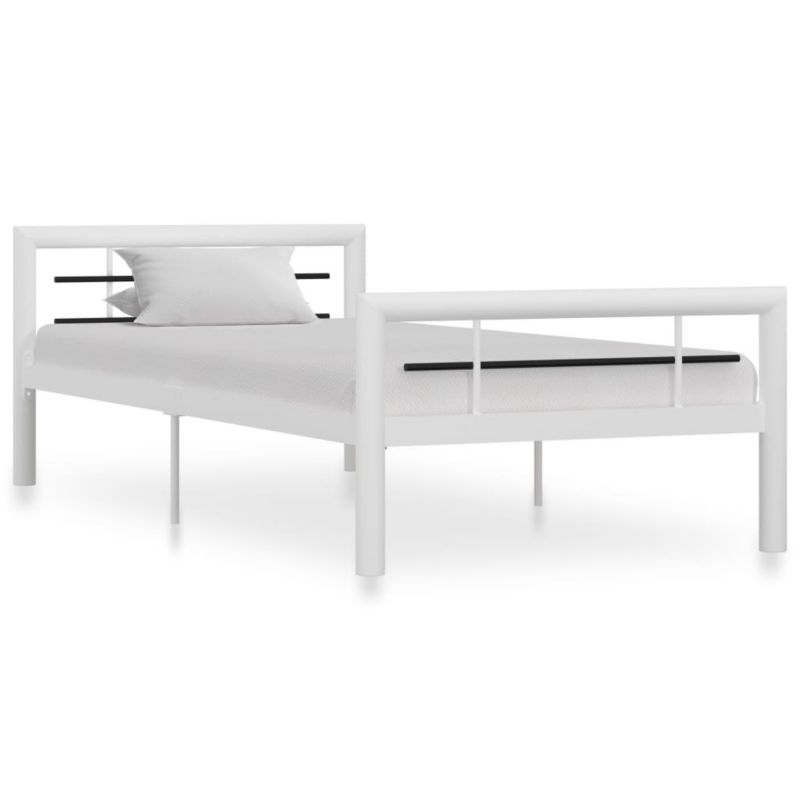 Łóżko metalowe WaszeMeble 100x200 cm biała WM-284545 1szt.