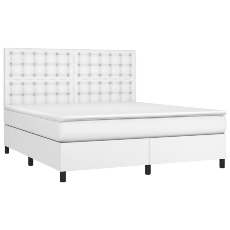 Łóżko kontynentalne WaszeMeble 160x200 cm biała WM-3135952 1 szt.