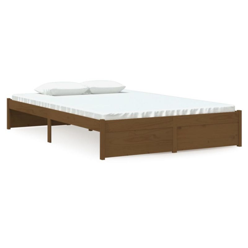 Łóżko drewniane WaszeMeble 120x190 cm brąz WM-814922 1 szt.