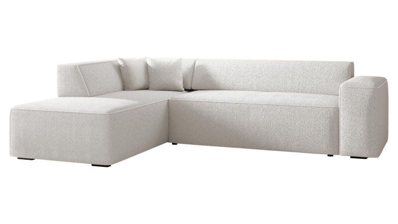 Narożnik MIRJAN 24 Lordin Premium lewy śmietankowa bukla 1 szt.