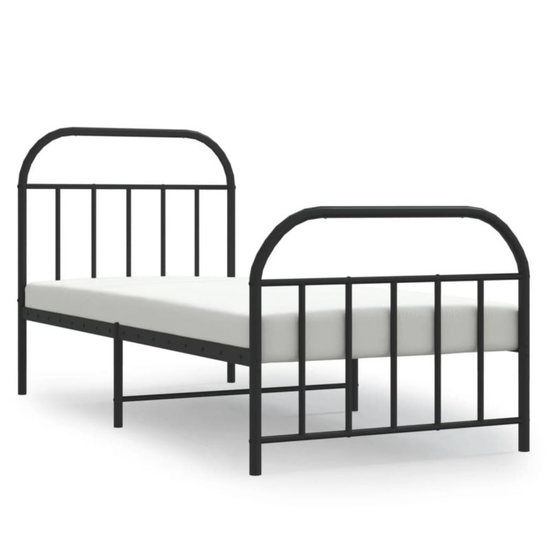 Łóżko metalowe WaszeMeble 90x190 cm czarna WM-353645 1 szt.