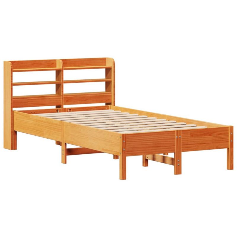 Łóżko drewniane WaszeMeble 100x200 cm brąz WM-3306896 1 szt.
