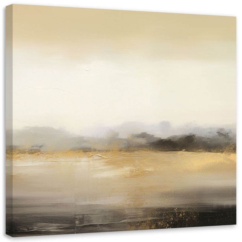 Obraz na płótnie Feeby Abstrakcja Tekstura Loft Beżowy 50x50cm 1szt