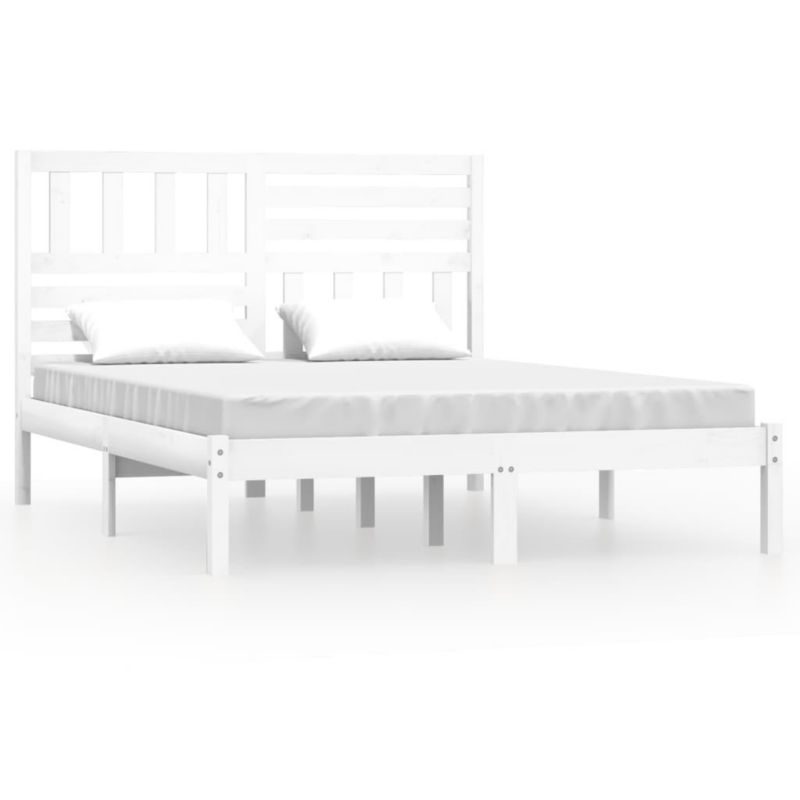 Łóżko drewniane WaszeMeble 150x200 cm biała WM-3101029 1 szt.