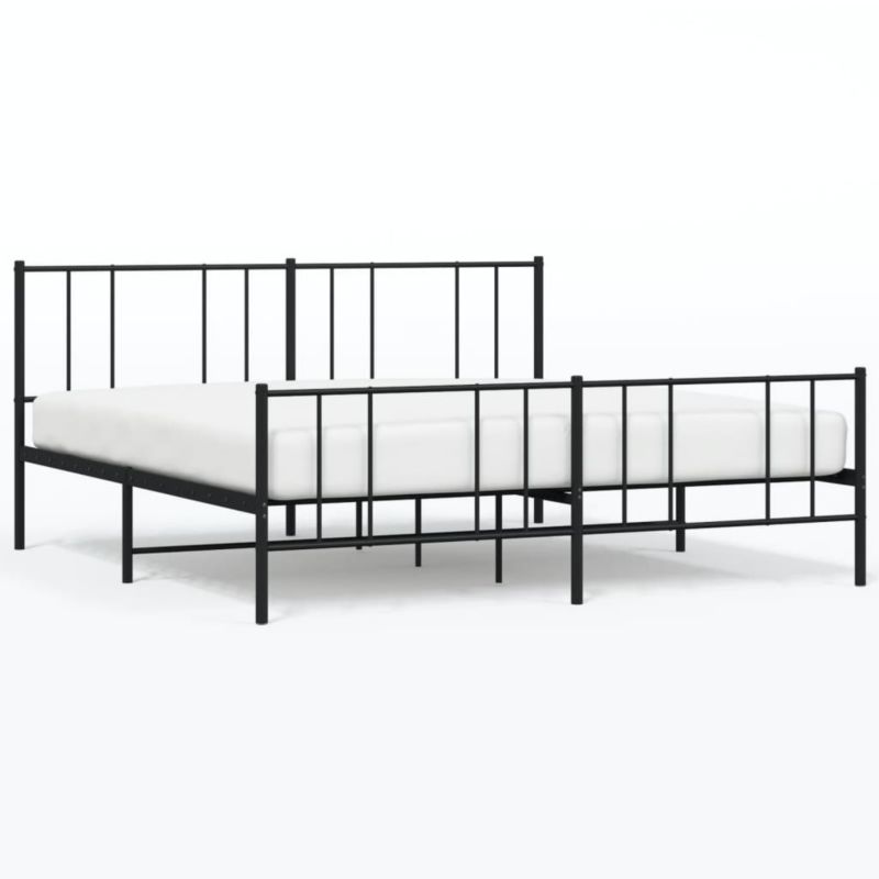Łóżko metalowe WaszeMeble 193x203 cm czarna WM-352504 1 szt.