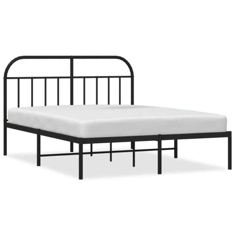 Łóżko metalowe WaszeMeble 140x190 cm czarna WM-353635 1 szt.