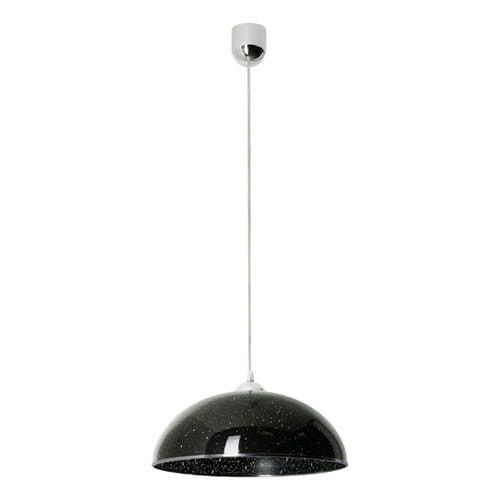 Lampa wisząca Lampex Kristine czarna wym: 70 x 38 x 38 cm 1xE27 x 1 szt.