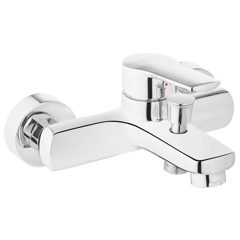 Bateria wannowa Invena Verso chrom 1 szt.