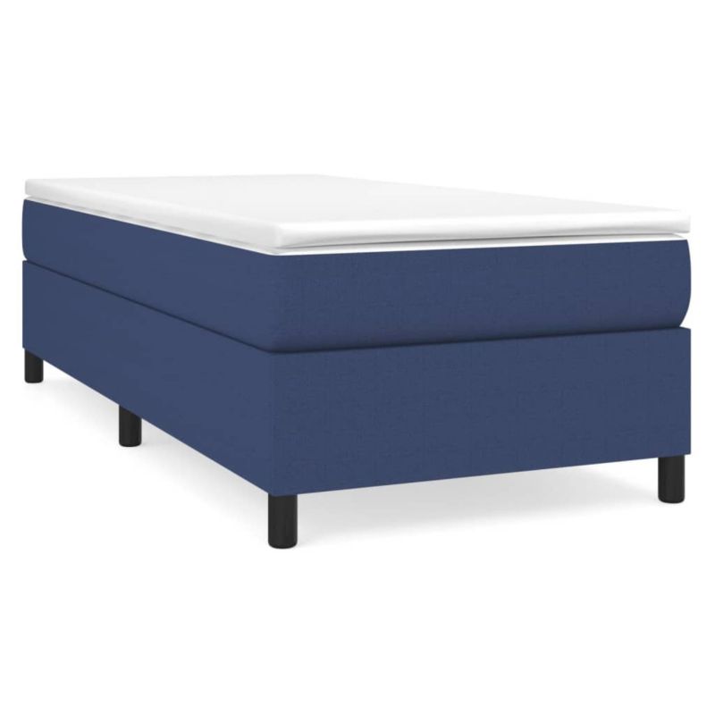 Łóżko kontynentalne WaszeMeble 100x200 cm niebieskie WM-3144405 1 szt.