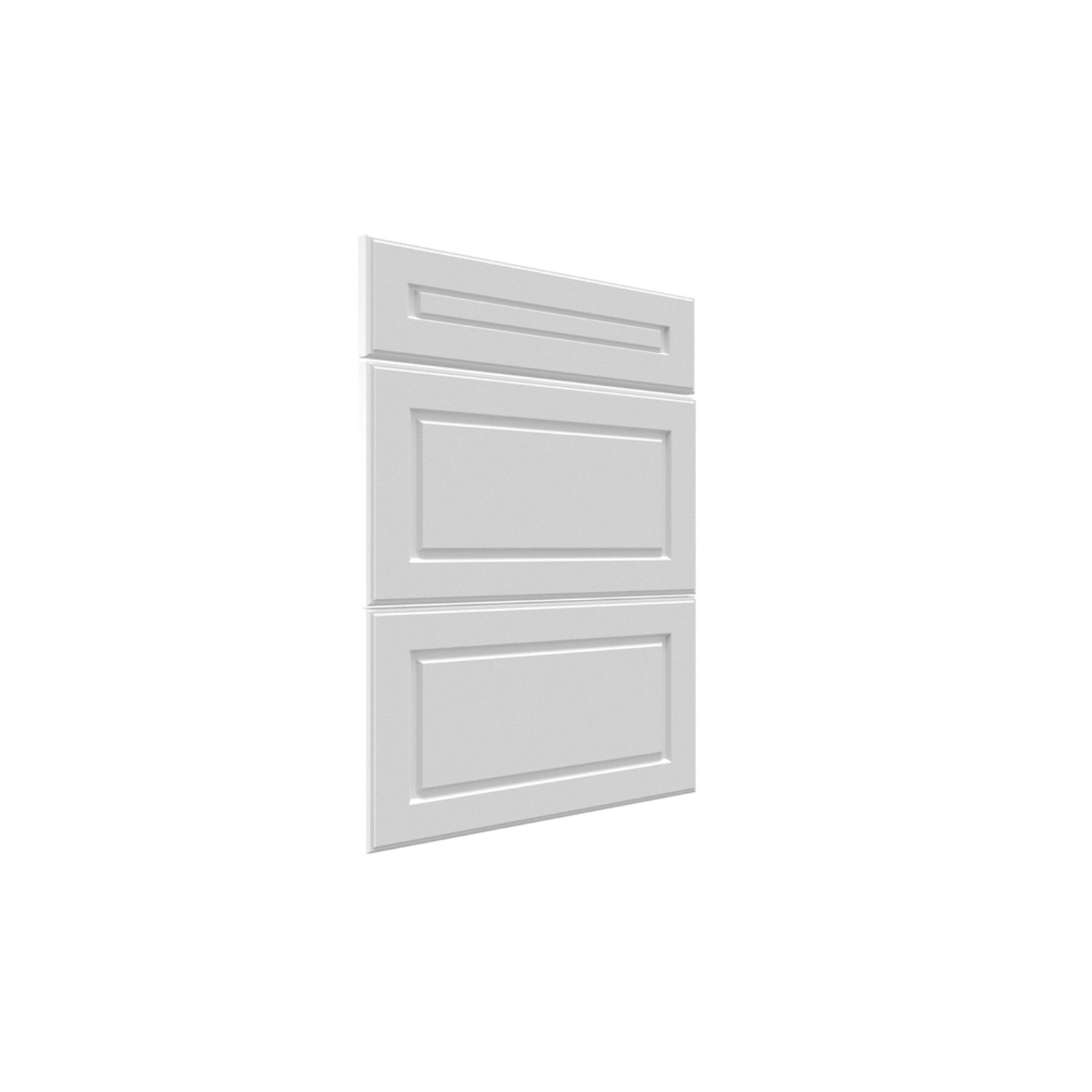 Front Modena do szuflad 1 x 14 cm + 2 x 28 cm biały mat