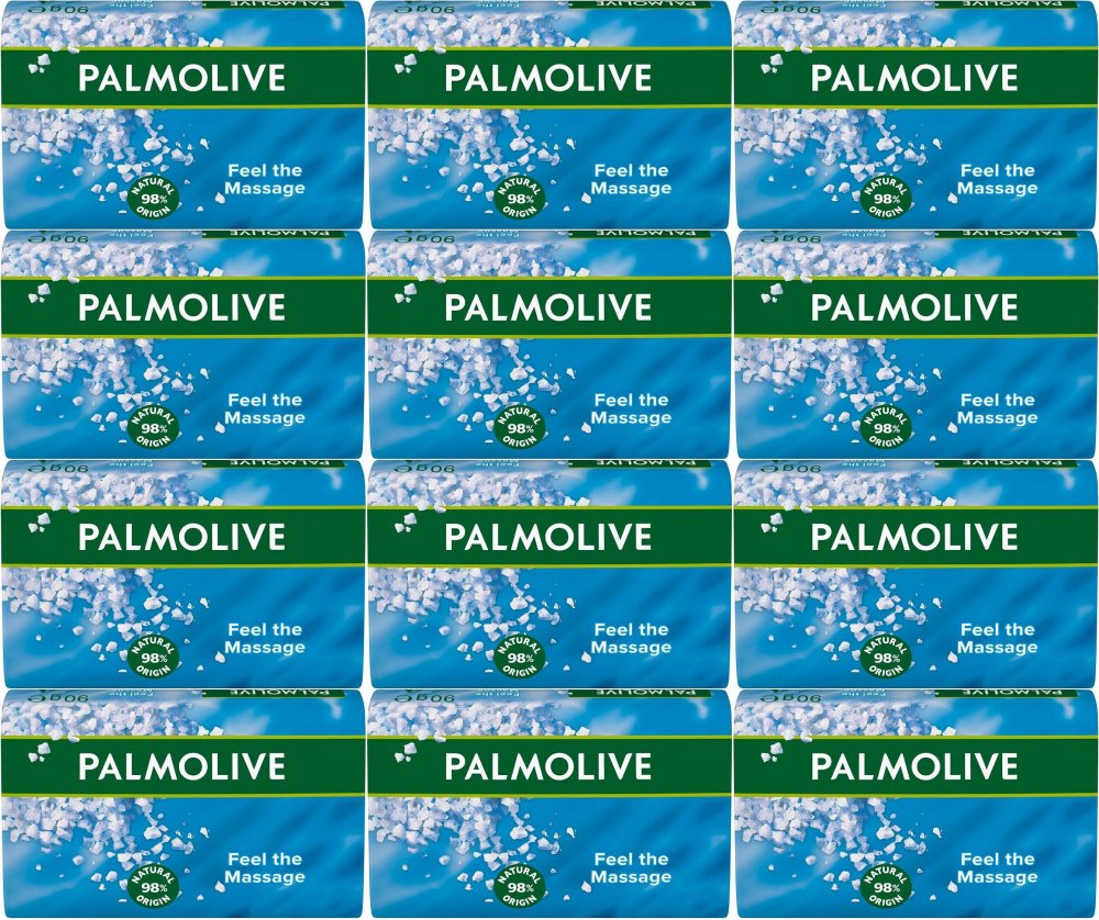 12x Mydło w kostce Palmolive Feel the Massage, morski, 90g