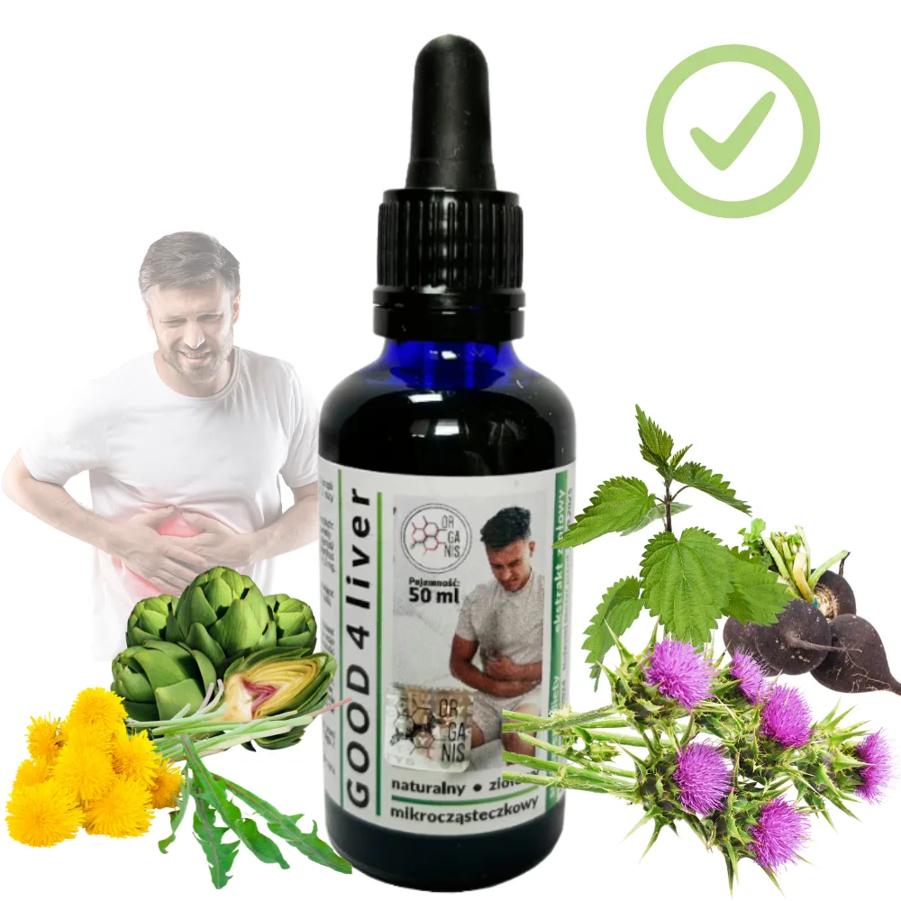 Wyciąg Good 4 Liver - dobre dla wątroby - wyciąg 50ml Organis