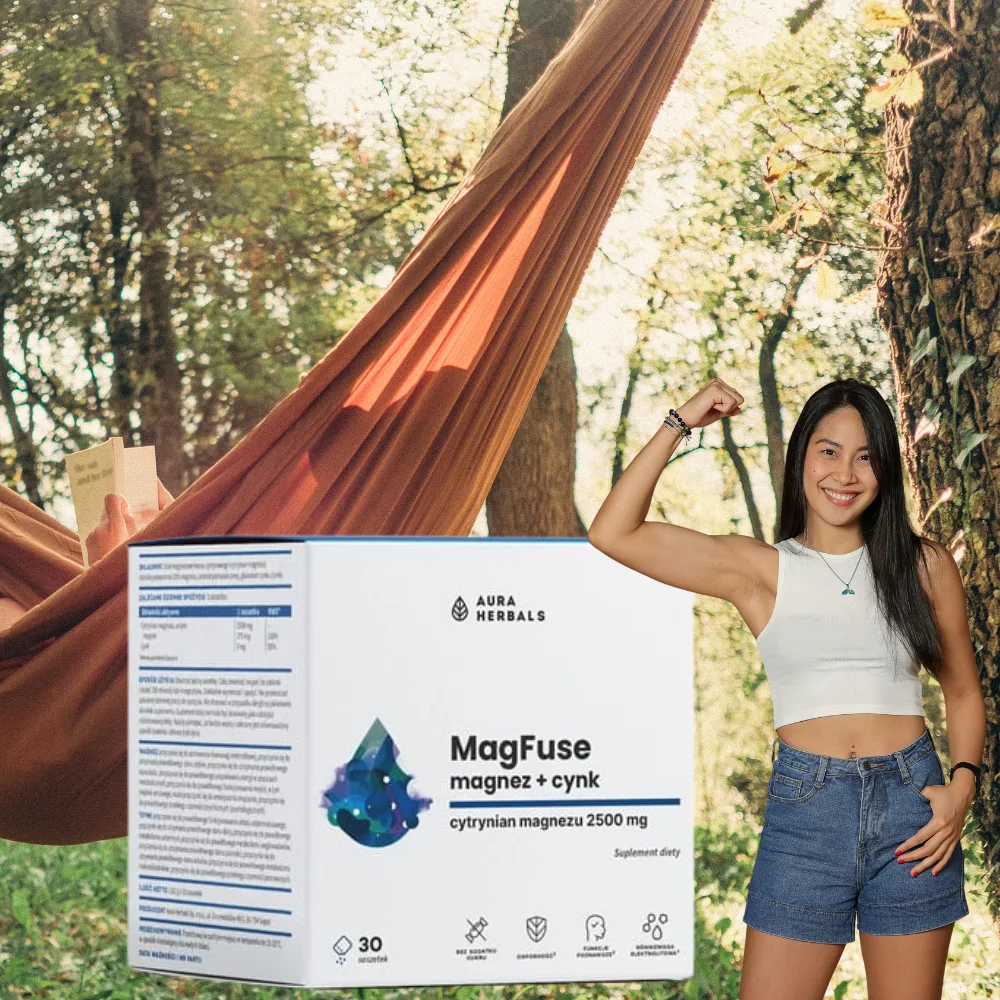 MagFuse magnesium + zinc 30saszetek Aura Herbals