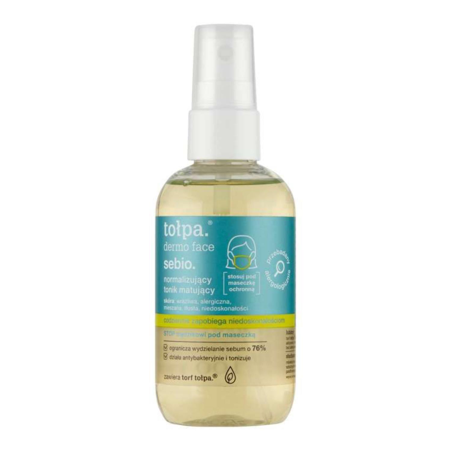 Tołpa dermo face sebio - normalizujący tonik matujący, 100 ml