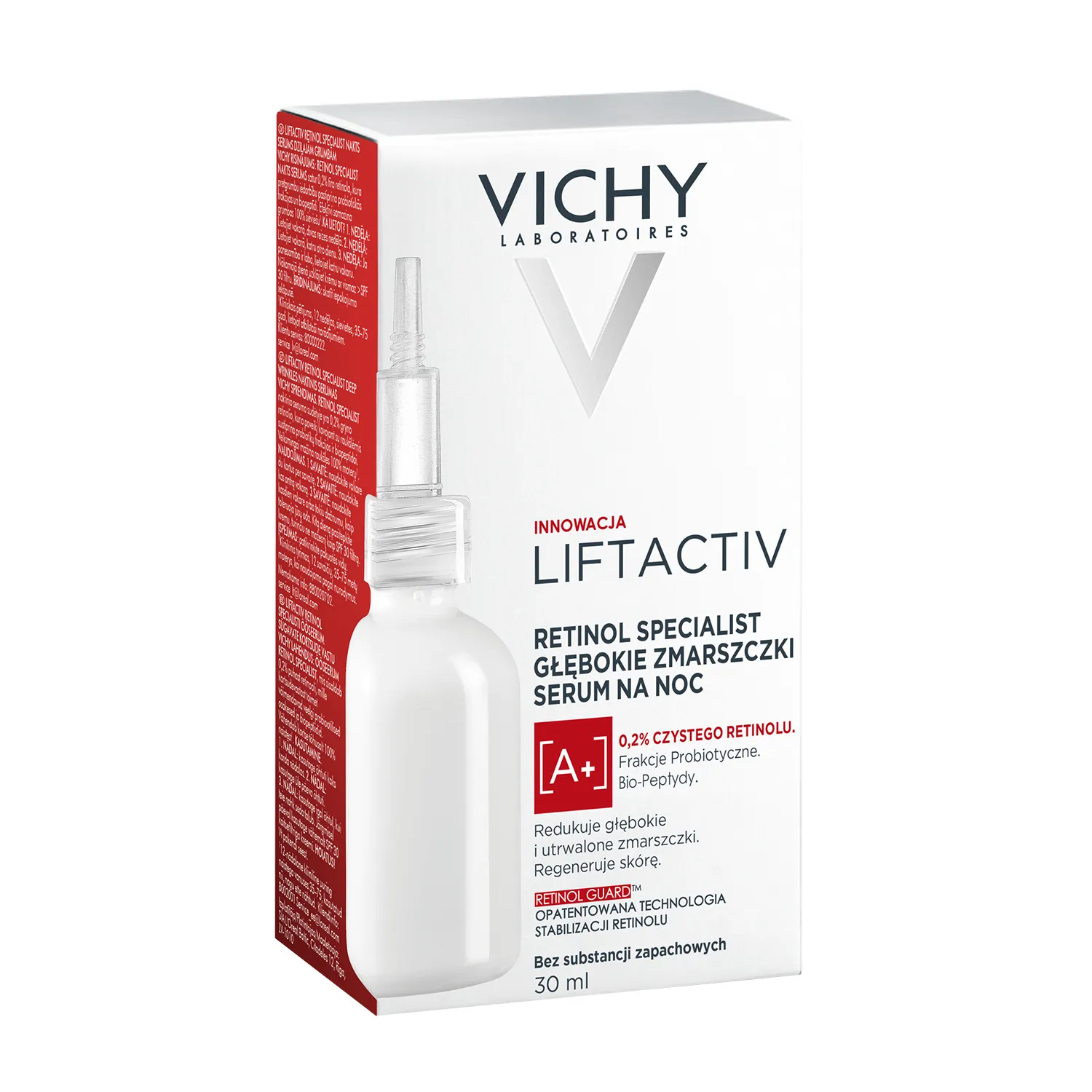 Vichy liftactiv - retinol specialist, przeciwmarszczkowe serum z retinolem, 30 ml