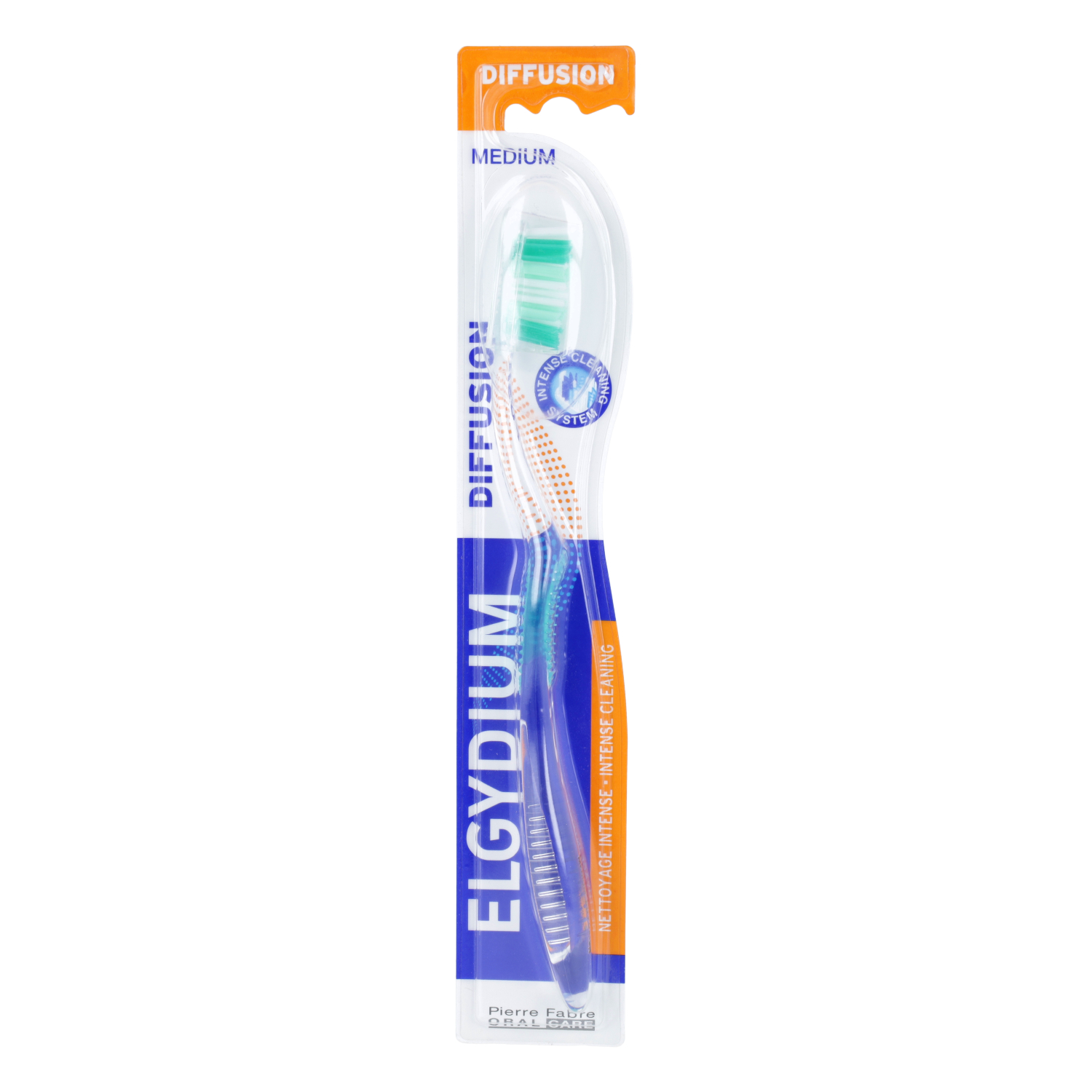 Elgydium diffusion - szczoteczka do zębów, medium, 1 sztuka