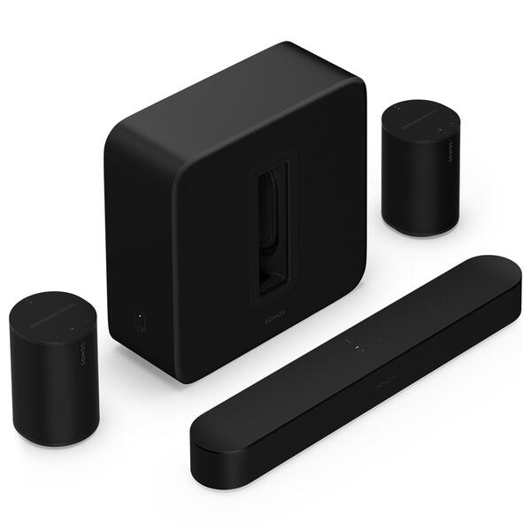 Zestaw sonos beam + 2 x era 100 + sub 4