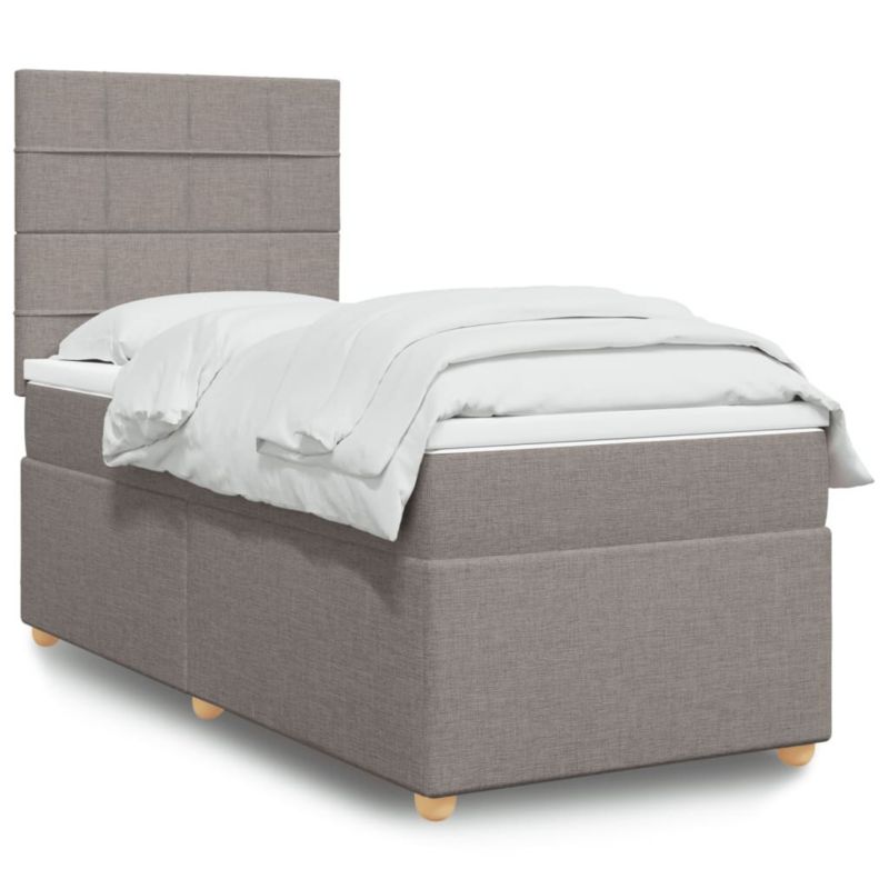 Łóżko kontynentalne WaszeMeble 90x200 cm Brązowe WM-3291167 1 szt.