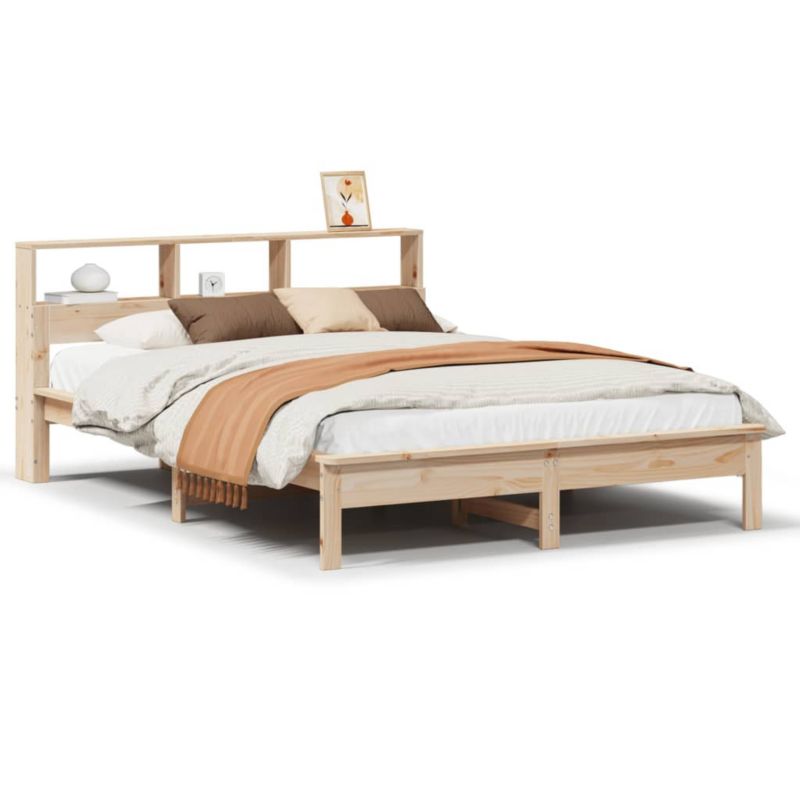Łóżko drewniane WaszeMeble 160x200 cm brązowe WM-3309731 1 szt.