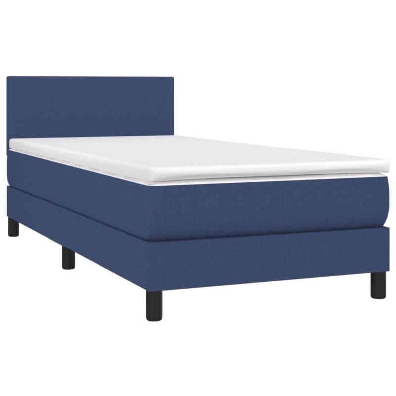 Łóżko kontynentalne WaszeMeble 80x200 cm niebieskie WM-3139855 1 szt.