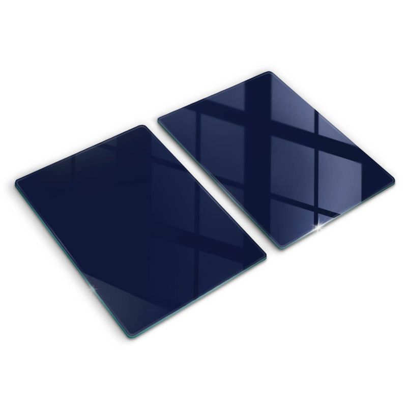 Szklana deska do krojenia Wallfluent 40x52 cm Kolor granatowy 2 szt.