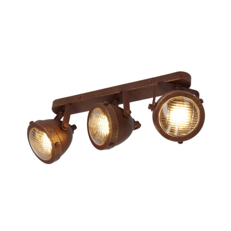 Lampa sufitowa Candellux Frodo brązowo-rdzawy 3 x GU10 x 40W wym: 43 x 12 cm - 1 szt.