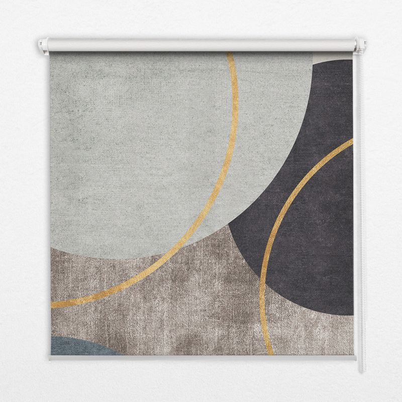 Klasyczna wolnowisząca roleta zaciemnająca Tulup 150x140 cm Abstrakcja 1 szt.