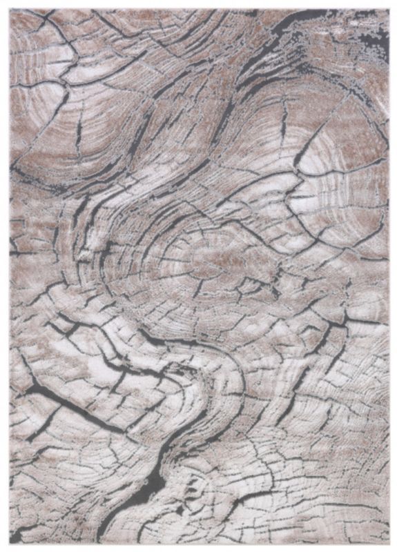 Dywan Wewnętrzny Teramo Grigio Prostokątny Mazovia 80x150cm Beżowy Motyw Abstrakcyjny 1 szt.