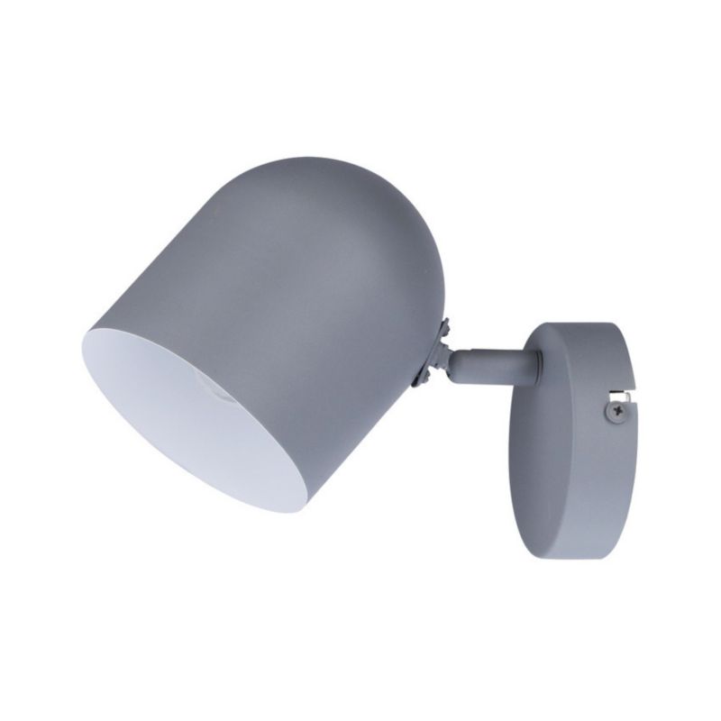 Kinkiet ścienny Candellux Azuro szaro-biały 1 x E27 x 40W IP20 wym: 12 x 18 x 10 cm - 1 szt.